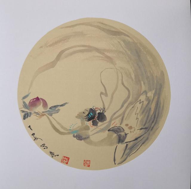 "飞天犹似君,君也如神仙",画家王心安新作诗配画,赏心