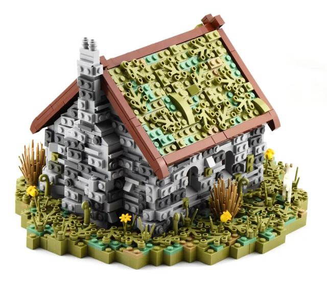 lego乐高moc作品欣赏ayrlego建筑系列小房子小城堡
