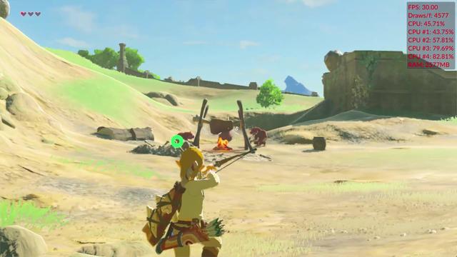 Cemu 1.15.11(OpenGL) The Legend of Zelda: Breath of the Wild GamePlay 