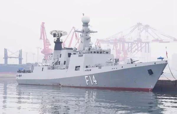 来访青岛的缅甸海军辛标信级护卫舰.