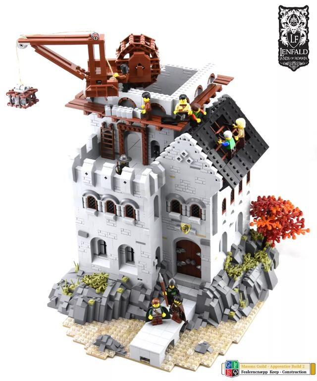 lego乐高moc作品欣赏ayrlego建筑系列小房子小城堡