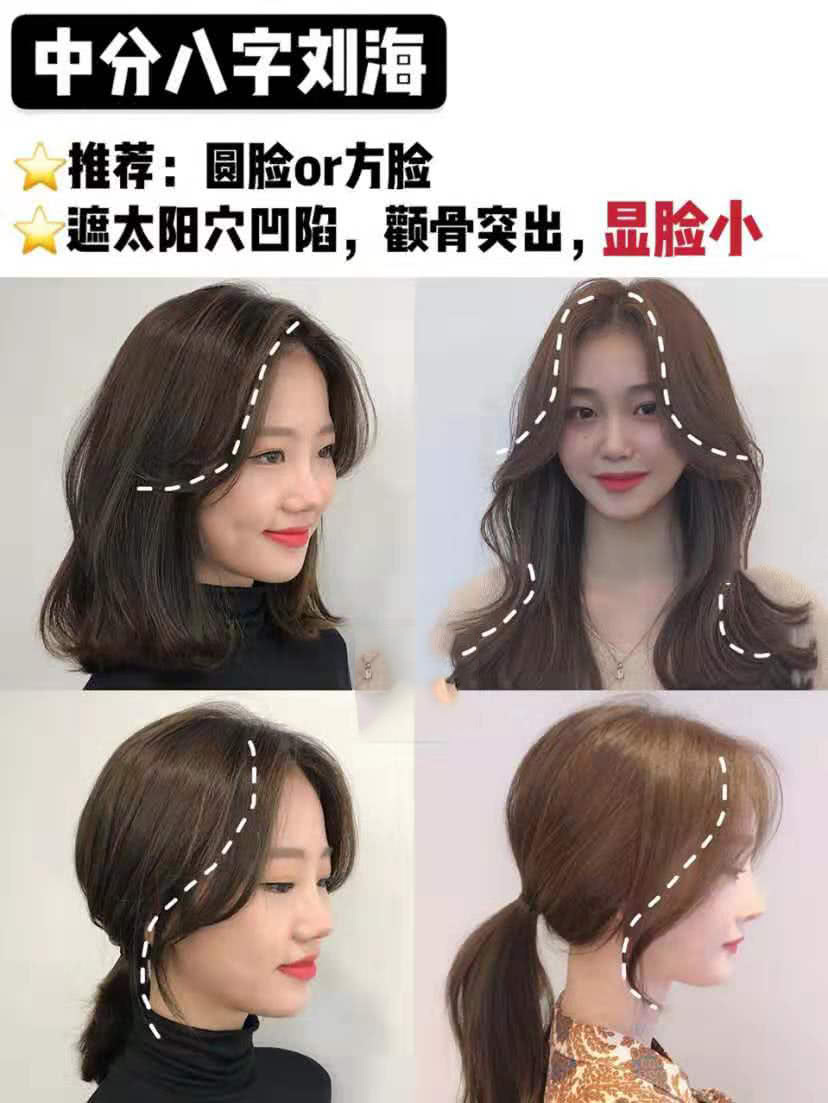 根据脸型选刘海,选对发型美10倍,你更适合哪种刘海?