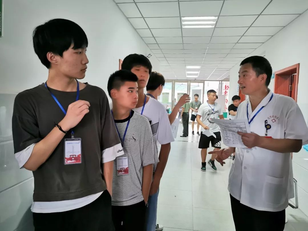 我来把关——新庄孜医院圆满完成2019年征兵体检任务