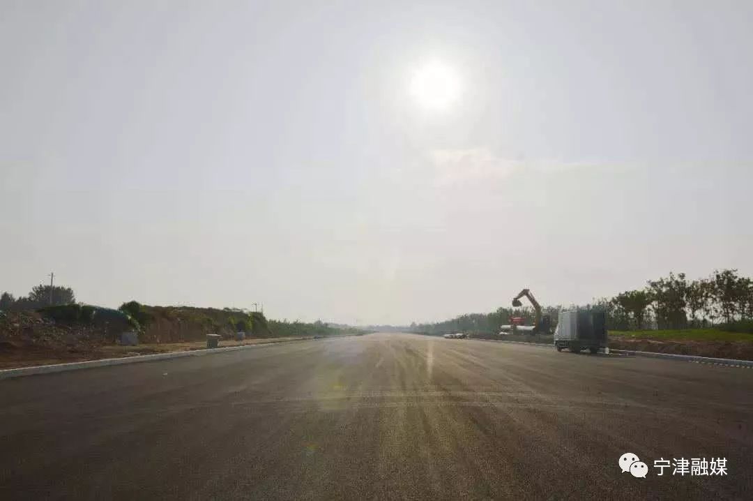 宁津最北部一条街宁乐大街西段道路形象初显