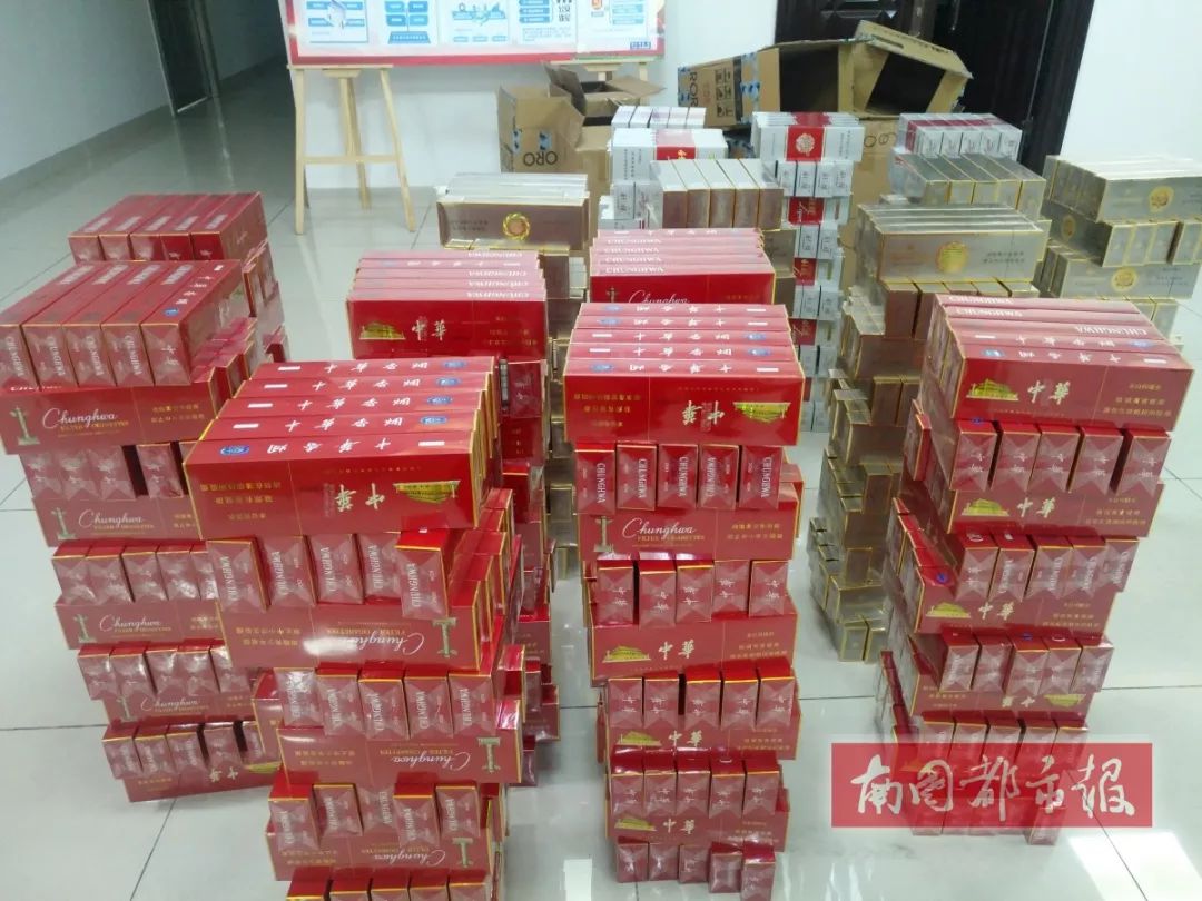 这2个卖走私烟和假烟的团伙被抓了连同他们的广东上家一起