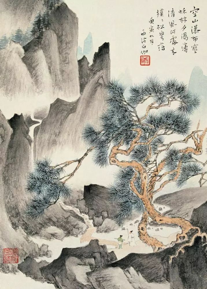 他画的山水,能听到风声!