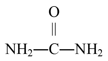 尿素结构式:尿素的分子式为co(nh2)2,分子量:60.055.