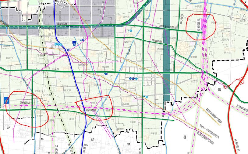 固安东站,南站,西站选址柳泉镇,r1轨道,天津联络线,京雄,廊涿选址确定