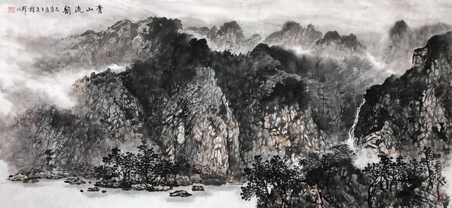 中国美协会员王梓晖,从甘肃的大山中一路走来,山水作品厚重雄伟