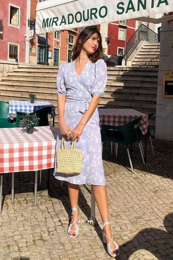 Printed dress