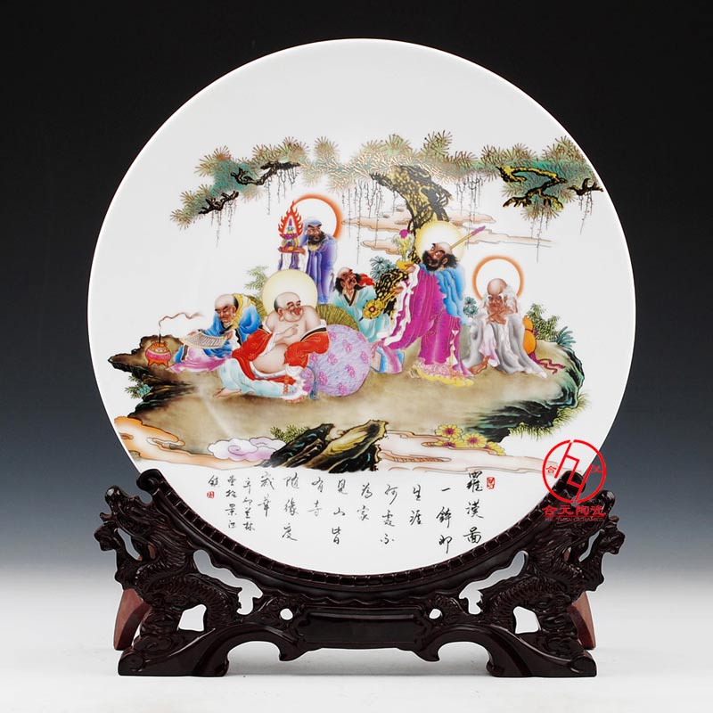 纪念盘礼品定制加照片景德镇陶瓷纪念盘生产厂家