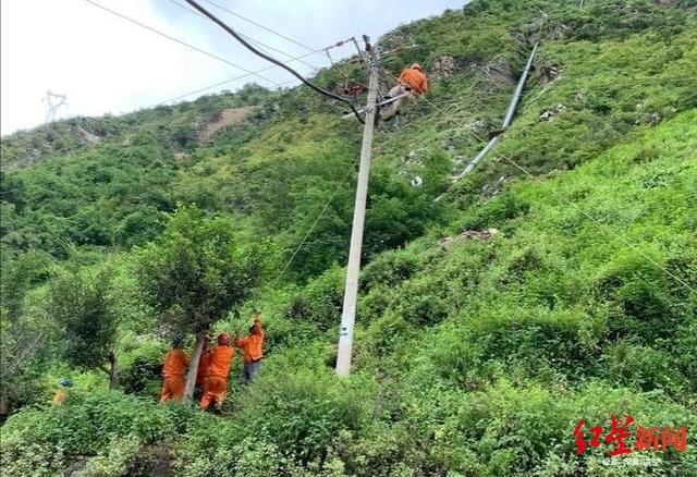 四川甘洛暴雨:甘洛县38021户用户恢复供电