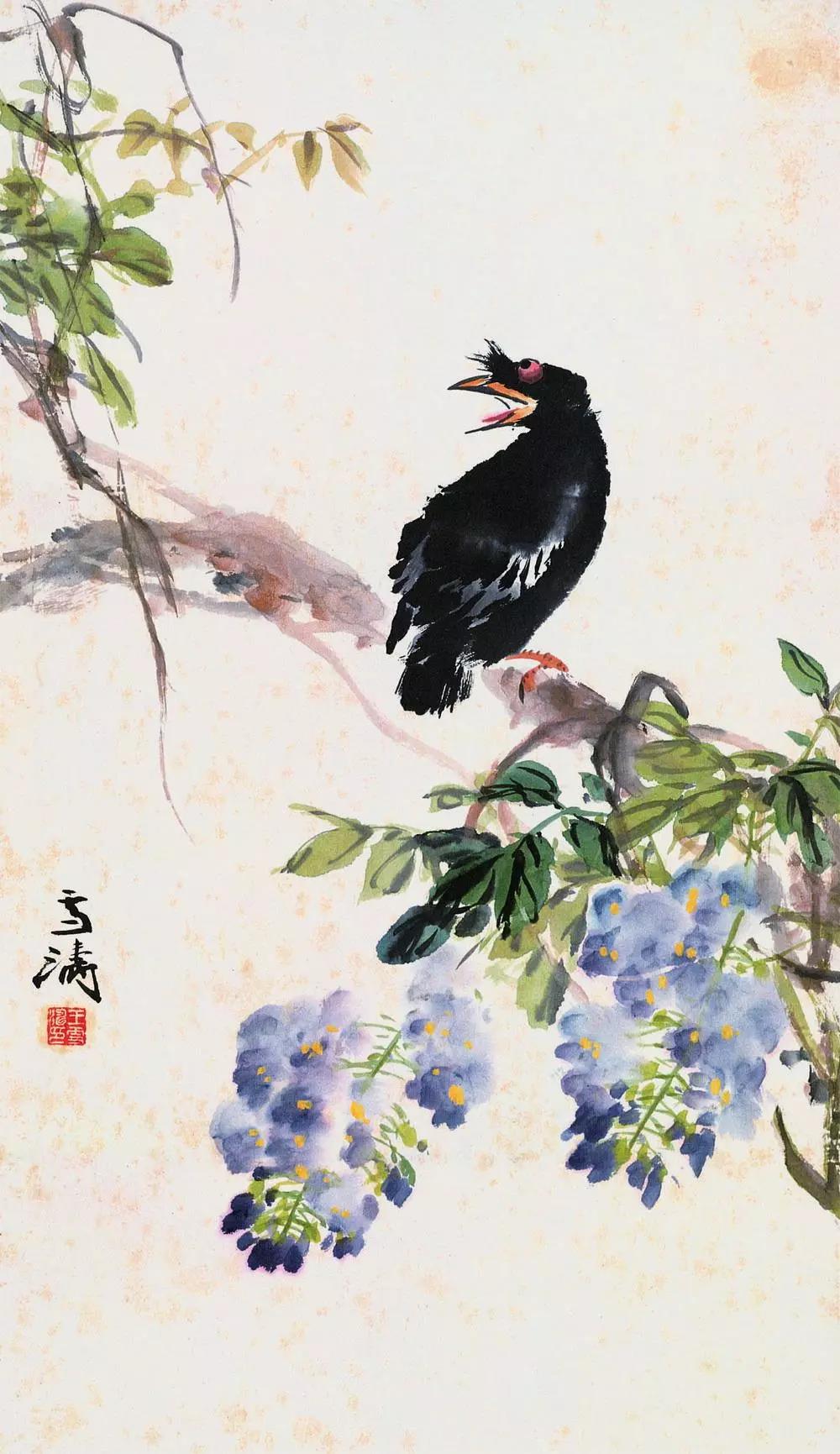 齐白石 王雪涛的小写意花鸟已超过我