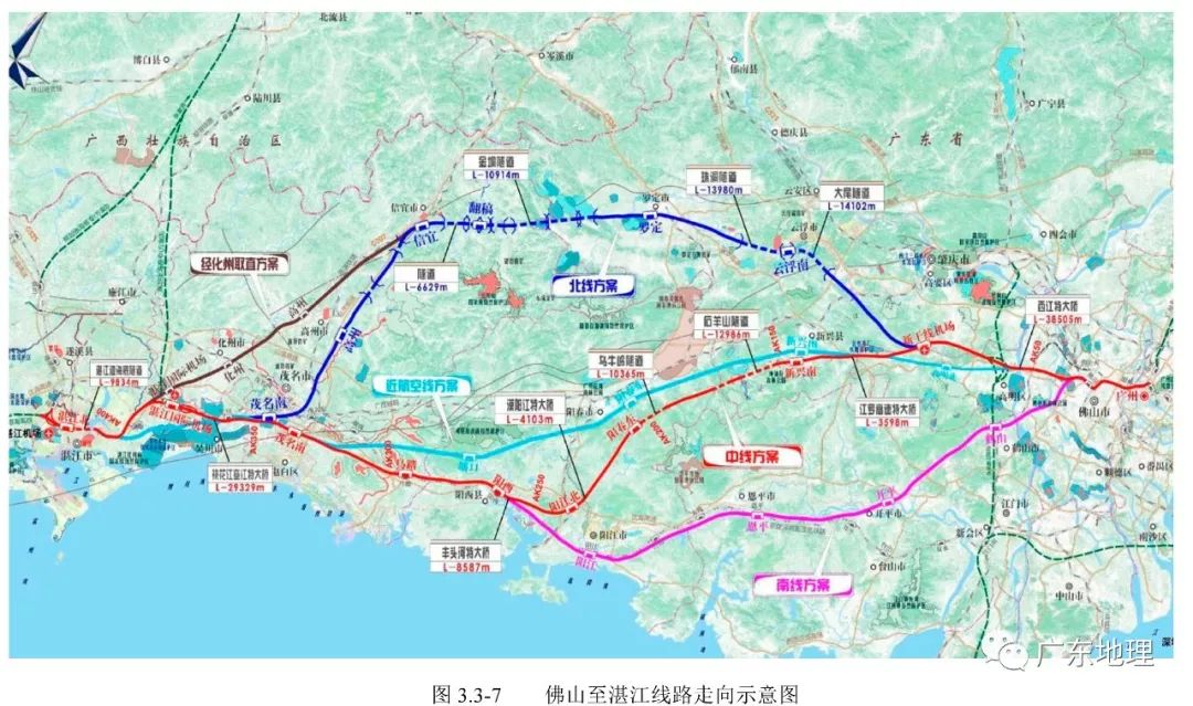 广湛高铁走向已定,信宜,高州,化州高铁梦成空!