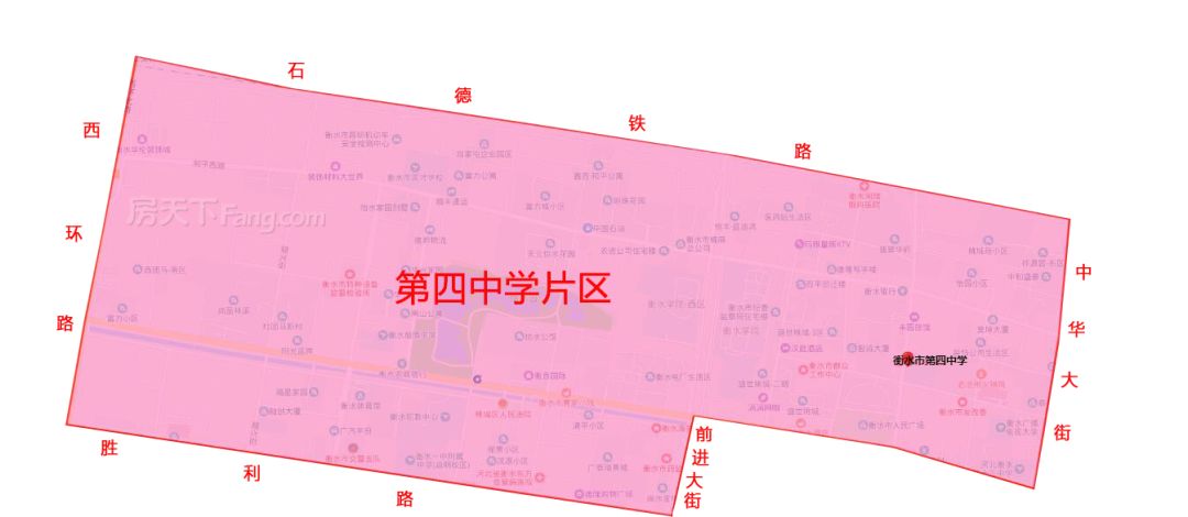 2019年衡水市区初中片区划分及对口小区整理 看看你家