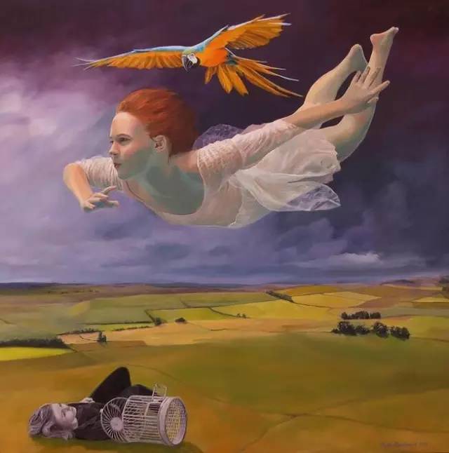 魔幻现实主义的绘画，每幅画好像都是一个奇幻故事