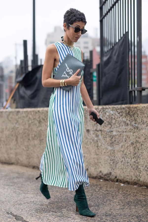 striped dress
