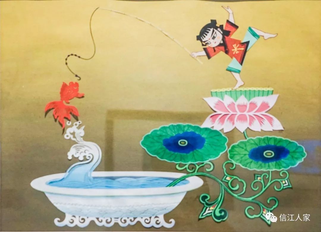 渔童剪纸动画片 1959大闹天空动画片 1961—1964等明天剪纸动画片