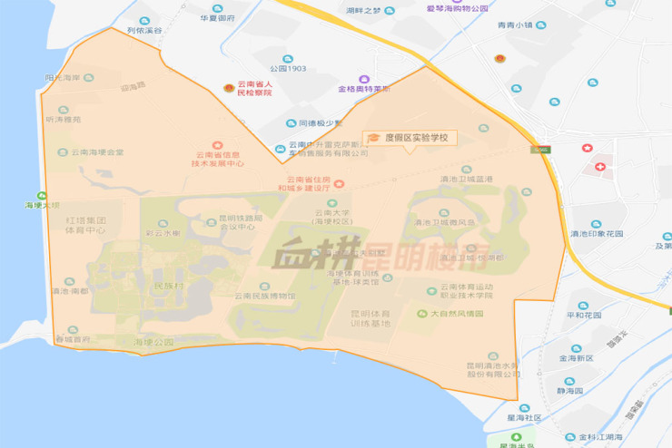 昆明南市区滇池板块小学汇总!内附划片图/对口中学(收藏!