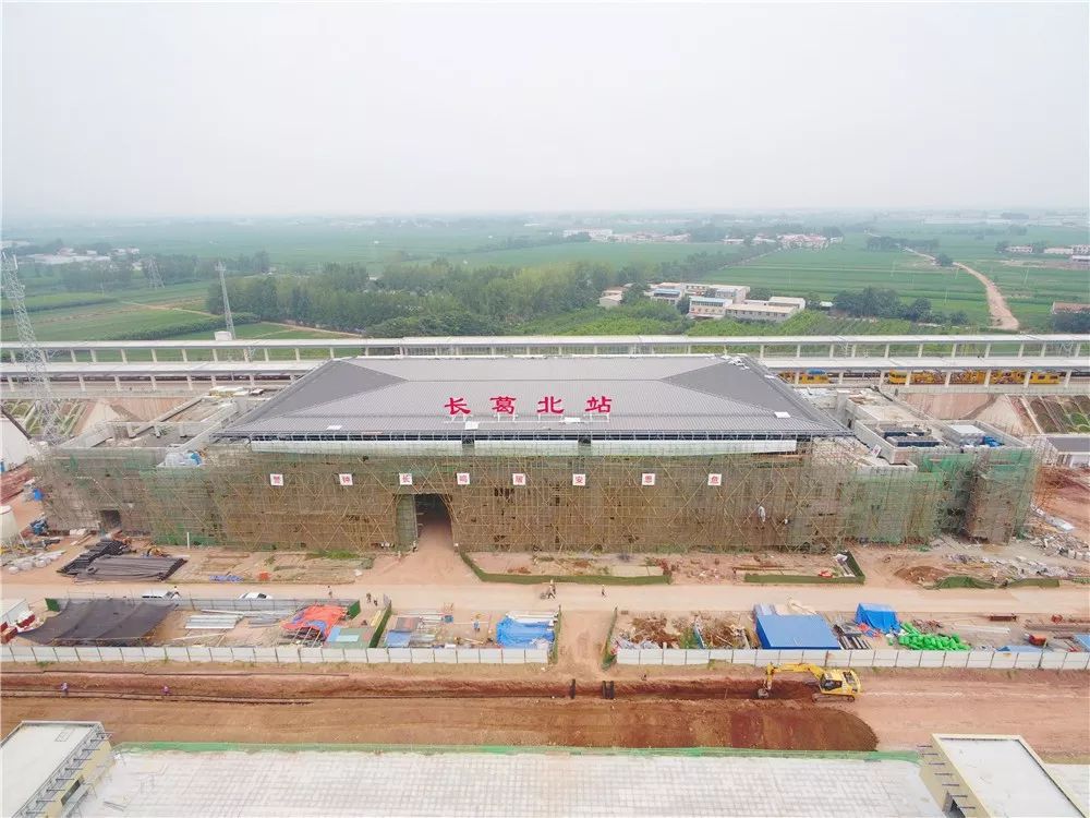 长葛北站高清实景大图来了站前路10月建成高铁引线马上开修