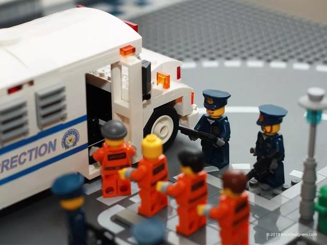 lego乐高moc作品欣赏机甲警车王者古堡