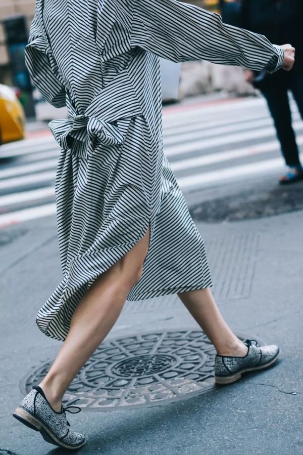 striped dress