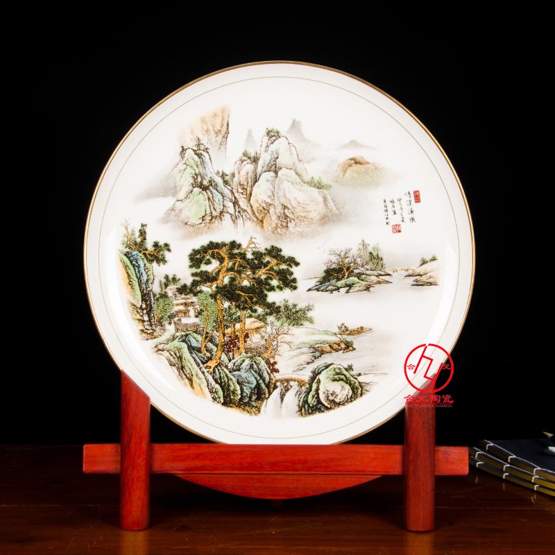 纪念盘礼品定制加照片景德镇陶瓷纪念盘生产厂家