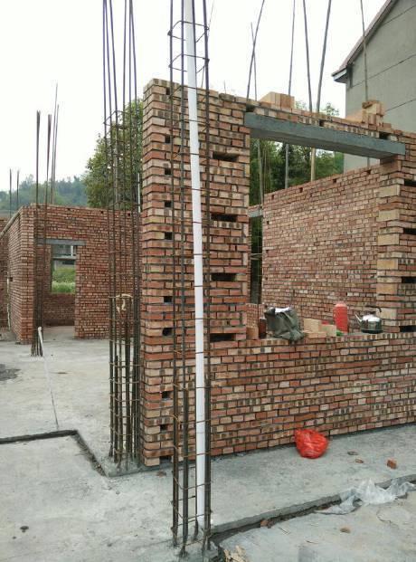 浙江农村四层别墅施工实拍,4个月建主体花费35万