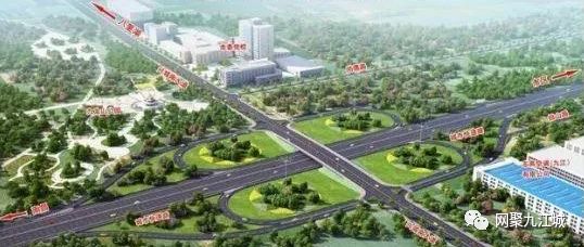 主要为了解决兴城南大道,昌九高速与九江新建快速路系统间的车流转换