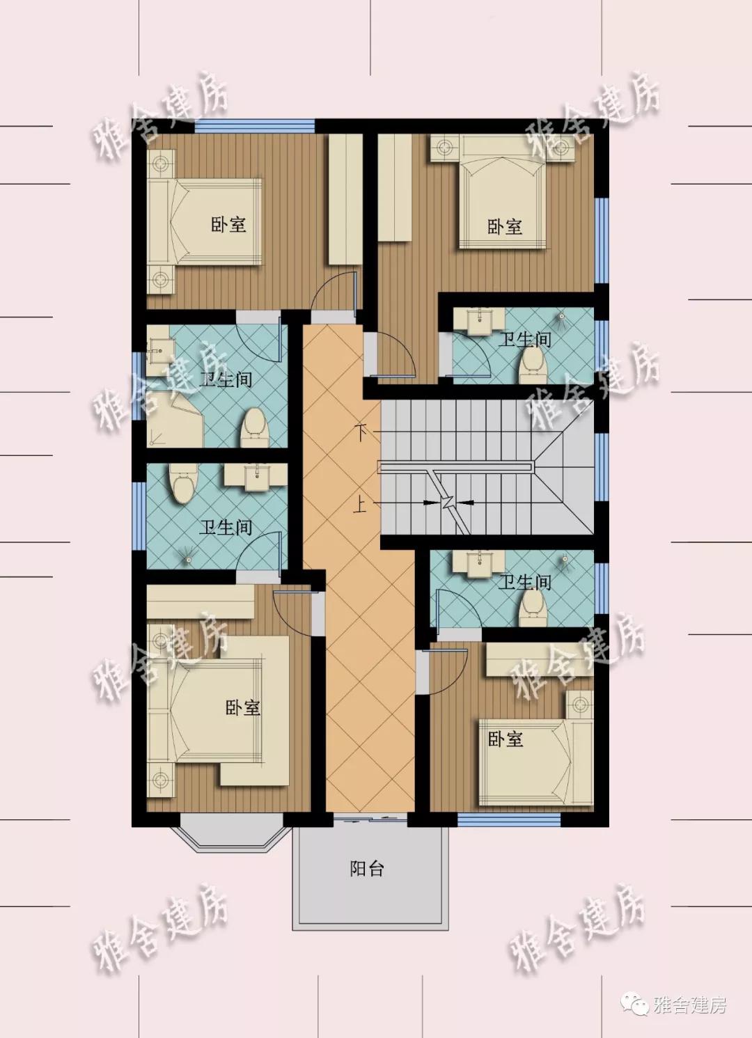 8x12.5米农村小别墅,实用又经济,太赞了