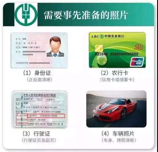 持本人身份证、行驶证、农行卡等资料就可直接到农业银行网点进行办理。