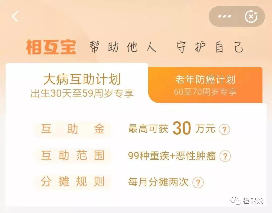 相互宝分摊费暴涨34倍要割韭菜了