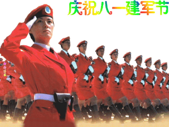 今天"八一建军节",祝战友们节日快乐!