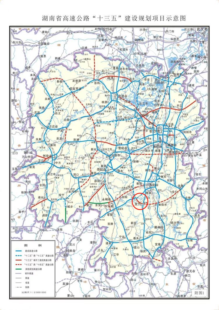 衡阳又多一条高速公路,计划2022年建成通车_常祁