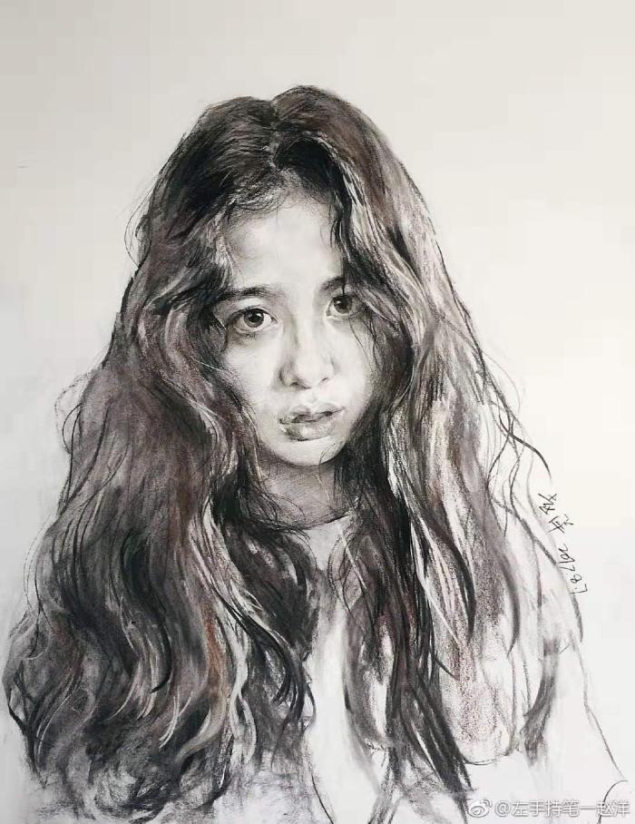 左手持笔赵洋—央美才子笔下的山田直美合集