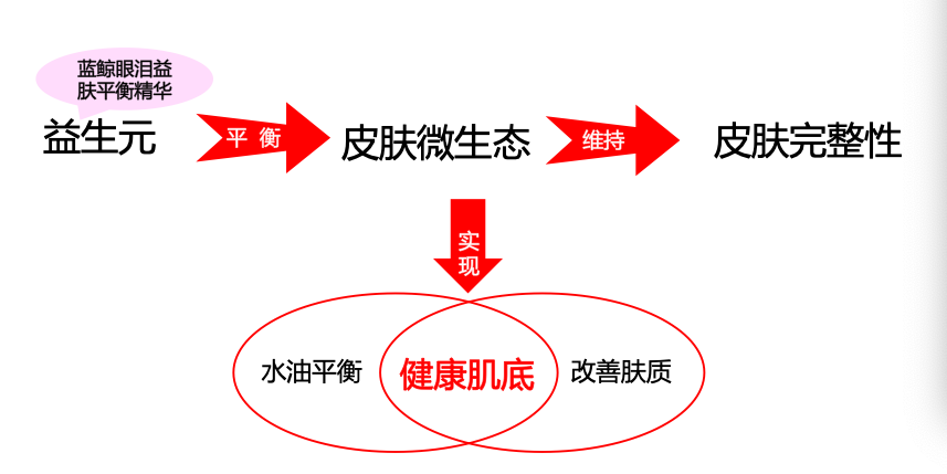 从而平衡生物菌群;同时促进细胞更新,提高免疫能力,增强防护屏障;控制