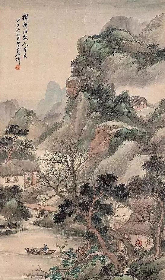 这山水画,真是让人醉啦!