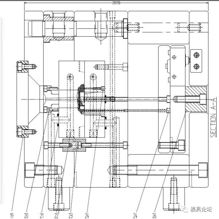 智能手表外壳注塑模具设计附带3d图