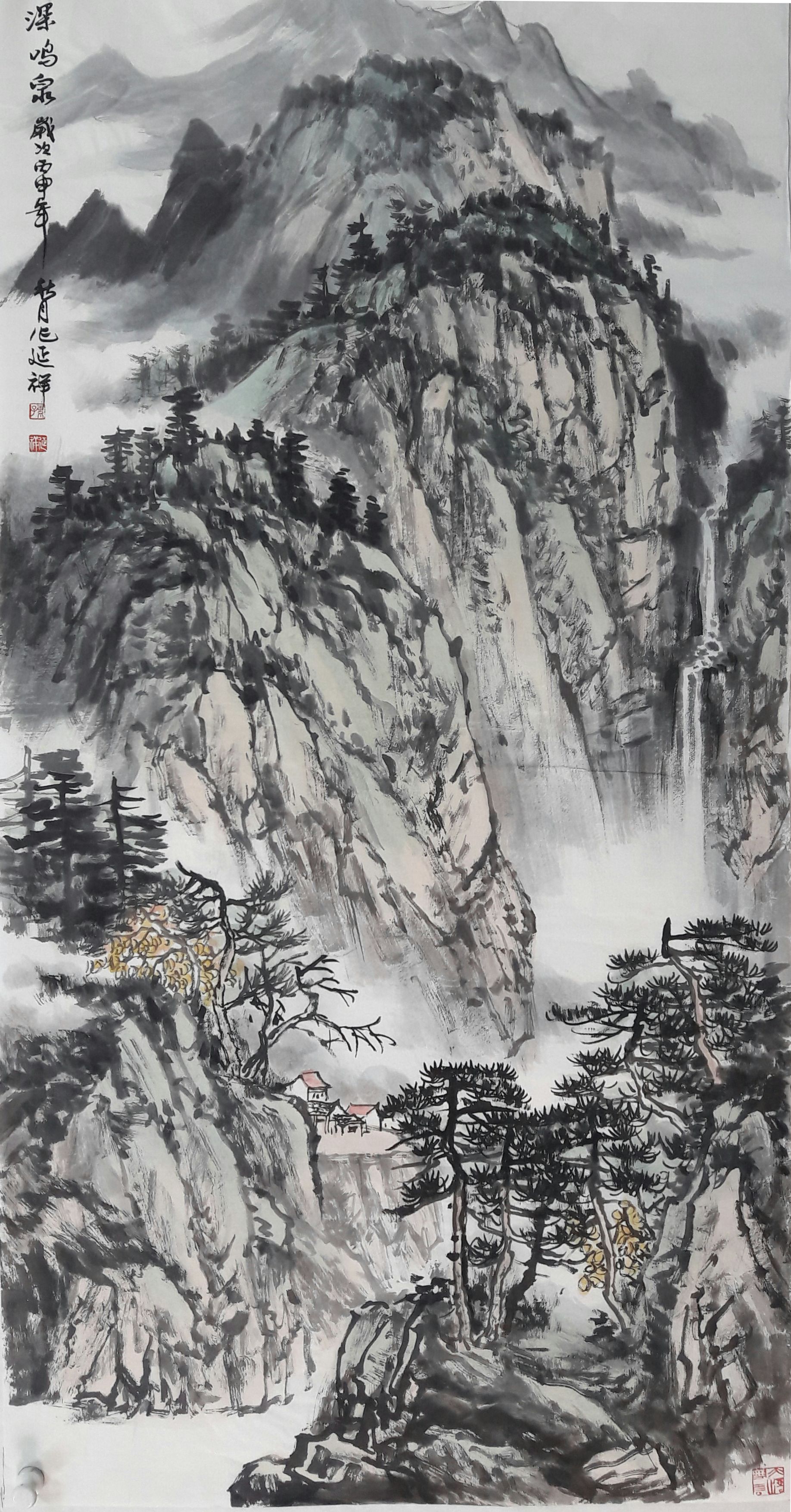 中国画名家画家孙延祥山水画欣赏