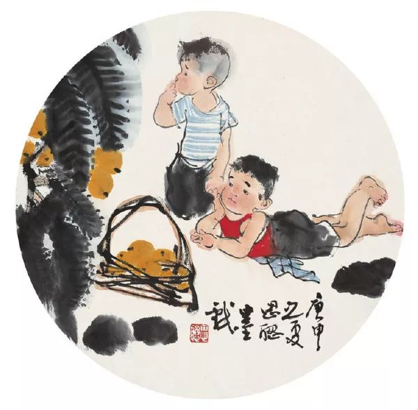 周思聪人物画作欣赏