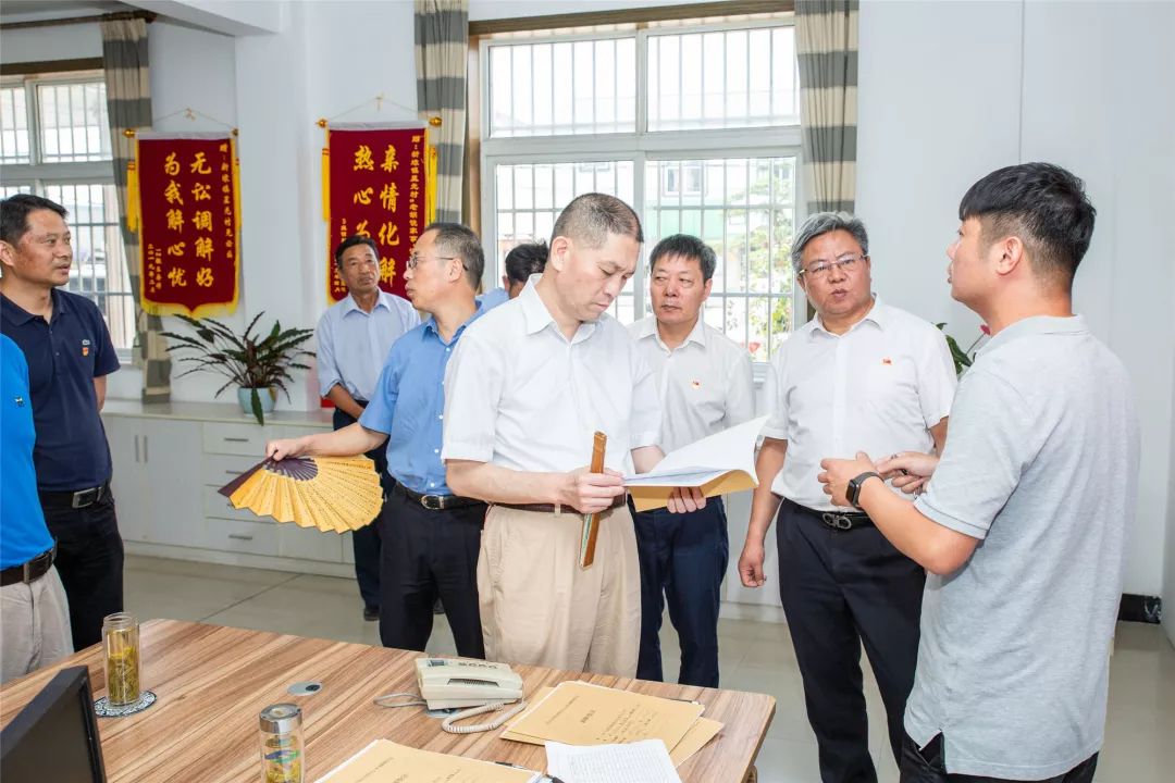 今日关注 | 浙江省委副秘书长,信访局长王忠志一行来新埭镇信访工作