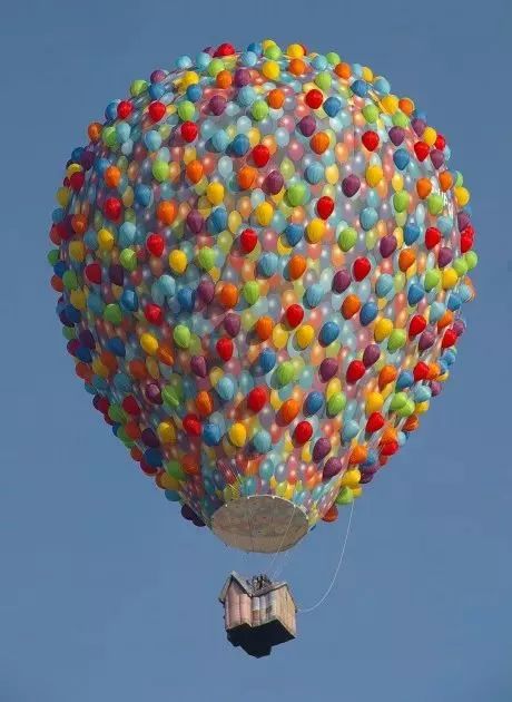 飞屋环游记的同款热气球!