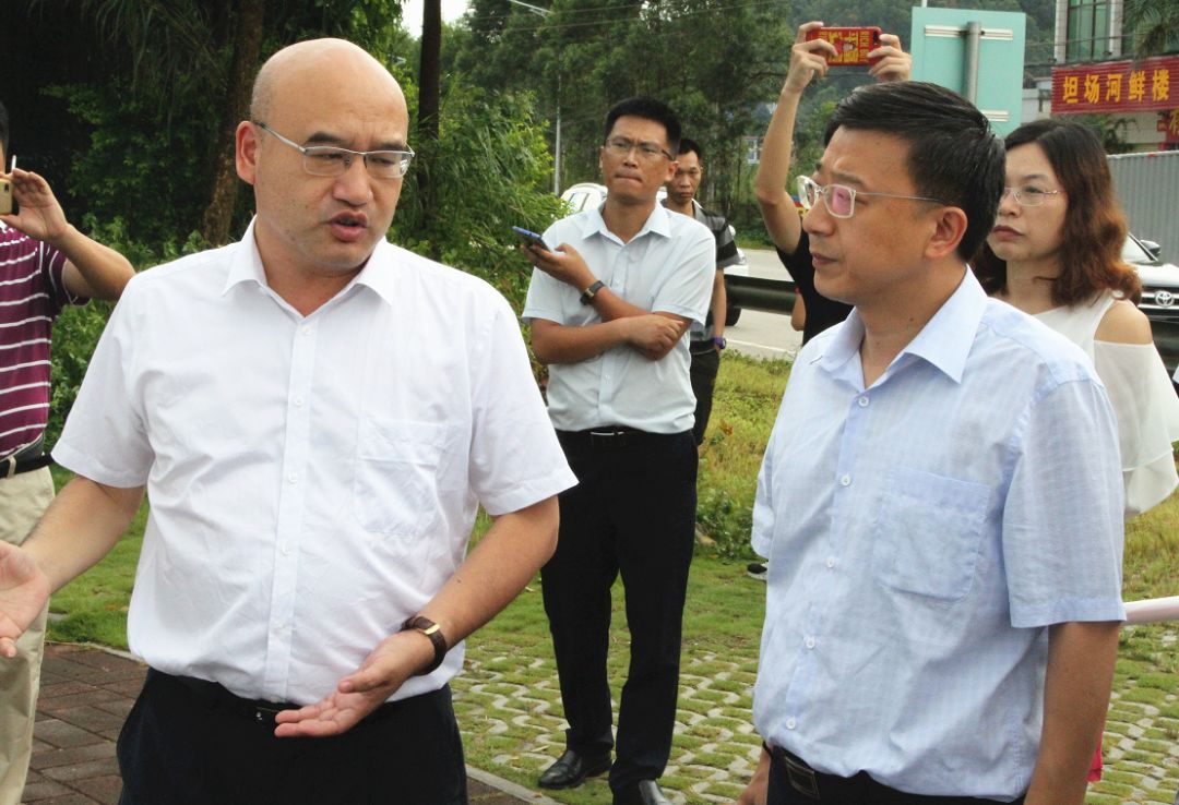 唐小兵调研新兴江山口断面达标攻坚工作全力推进水环境综合整治