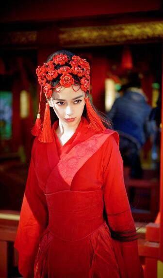 女星古装嫁衣,杨幂唐嫣刘诗诗赵丽颖胡静刘亦