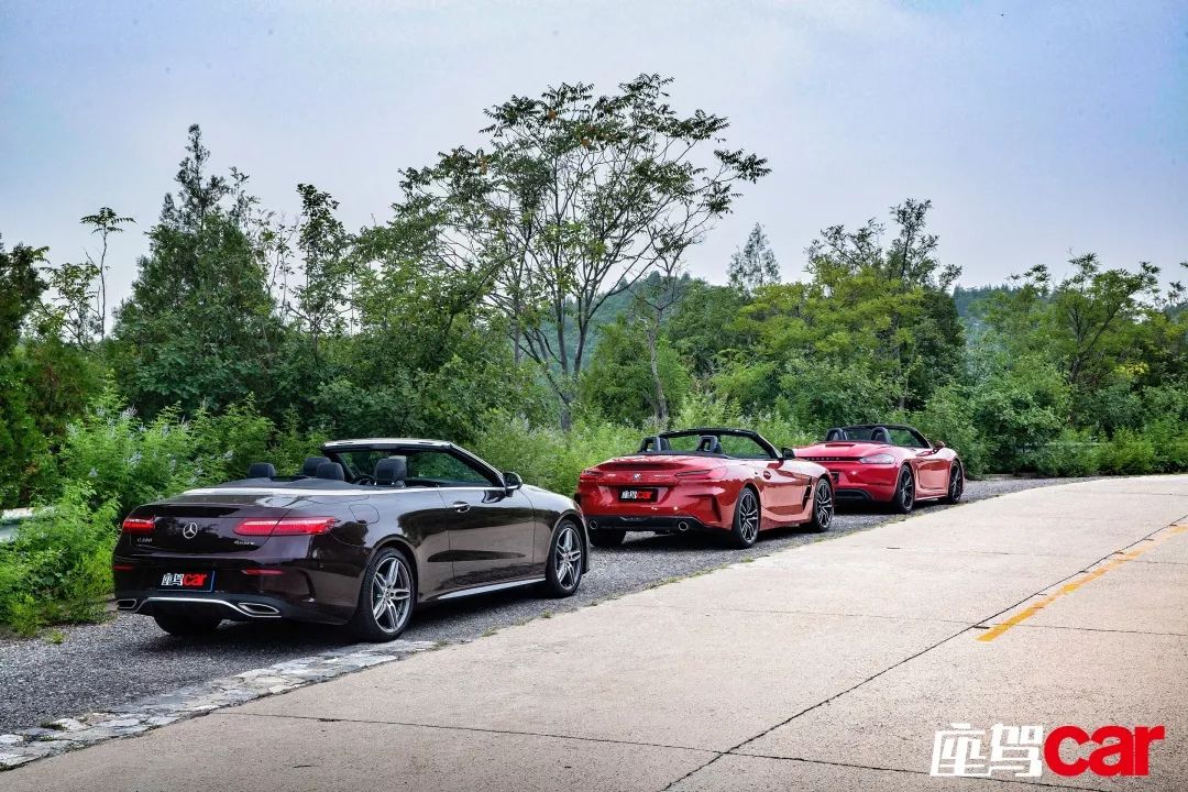 敞篷的态度全新宝马z4保时捷718boxster奔驰e200放客的夏天