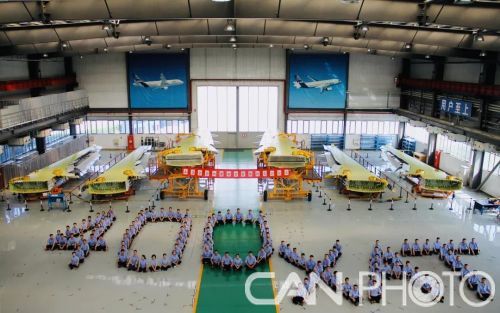西飞国际航空公司交付第400架空客A320飞机机翼 博九备用网址