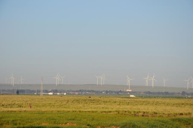 图说中国:张北草原的风电