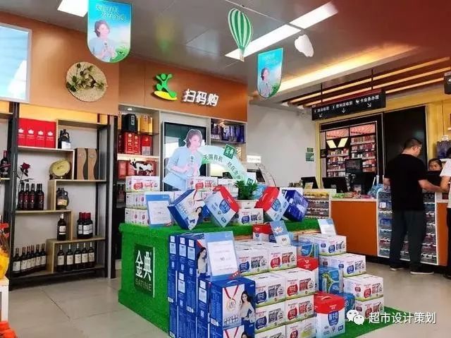 零售风景| 一组加油站便利店陈列图片