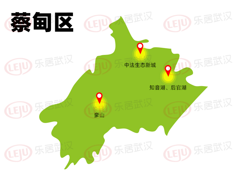 2019年大武汉最新非限购区买房地图出炉!(蔡甸图片