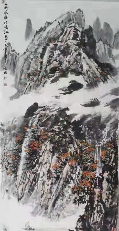 中国画名家画家孙延祥山水画欣赏
